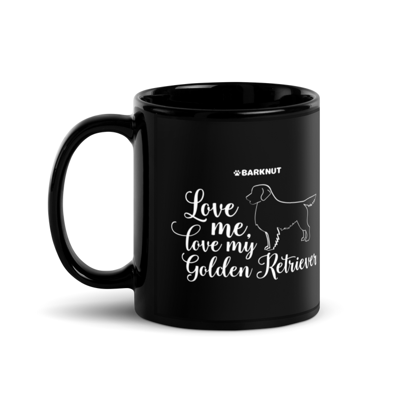 Load image into Gallery viewer, Love Me Love My Golden Retriever Mug
