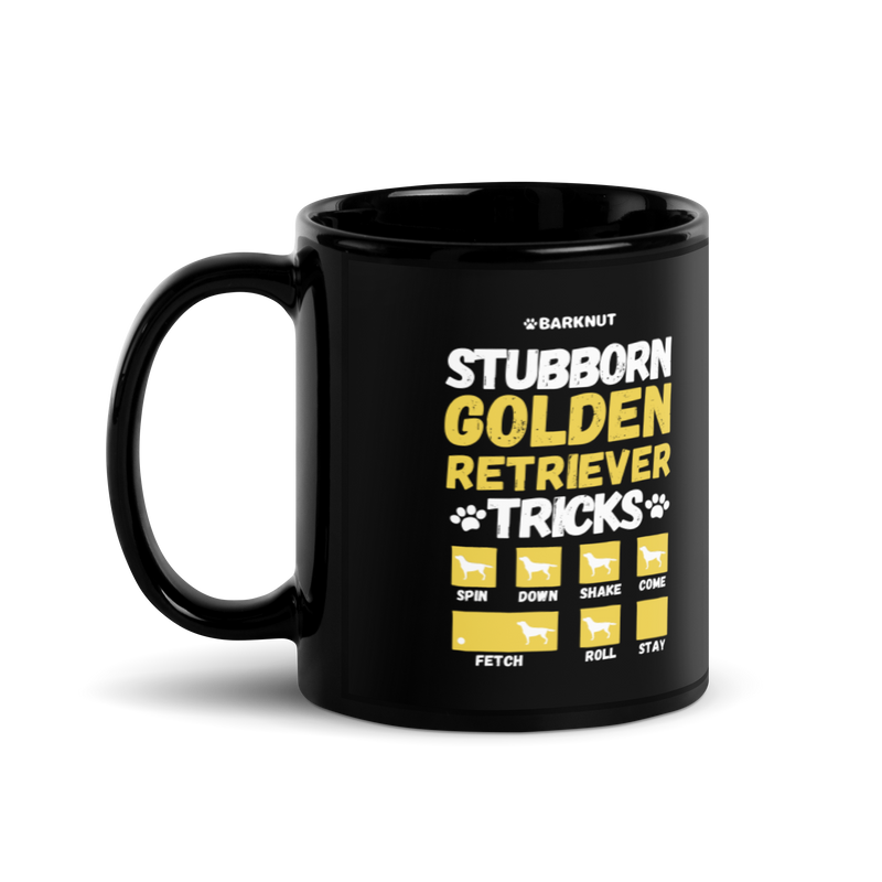 Load image into Gallery viewer, Stubborn Golden Retriever Tricks Mug
