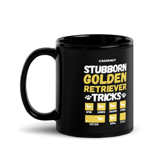 Stubborn Golden Retriever Tricks Mug