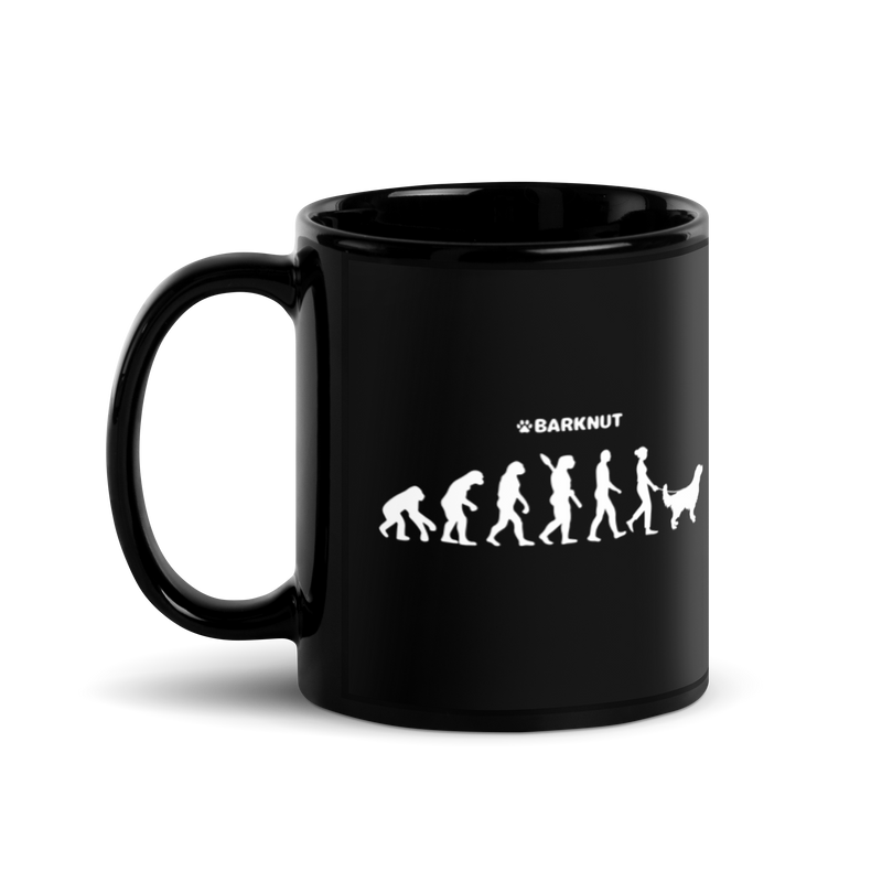 Load image into Gallery viewer, Evolution Woman Golden Retriever Mug
