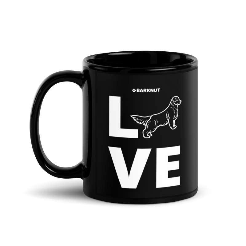 Load image into Gallery viewer, Love Golden Retriever Silhouette Mug
