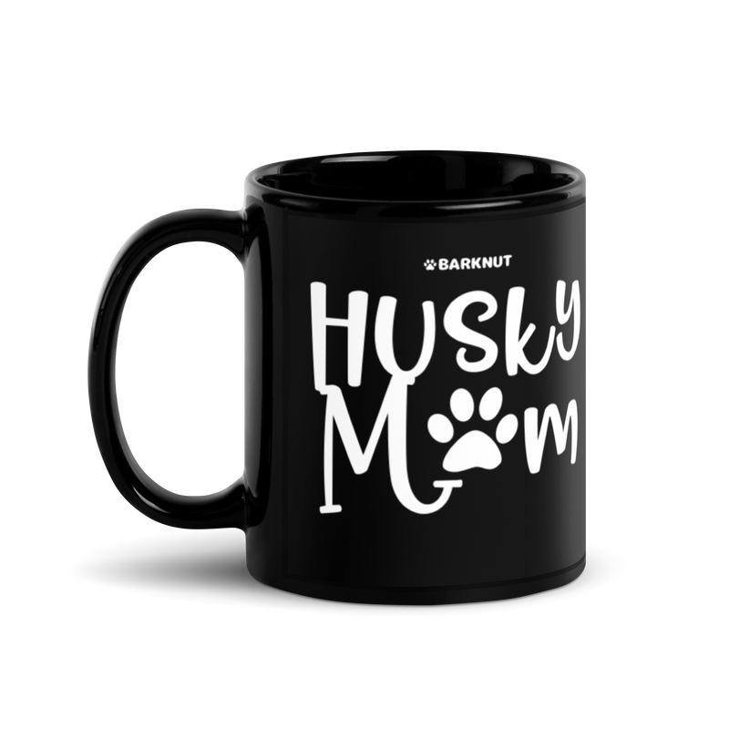 Load image into Gallery viewer, Husky Mom Paw Print Mug
