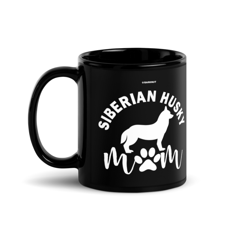 Load image into Gallery viewer, Siberian Husky Mom Silhouette Mug
