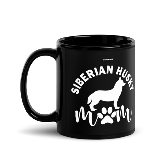 Siberian Husky Mom Silhouette Mug