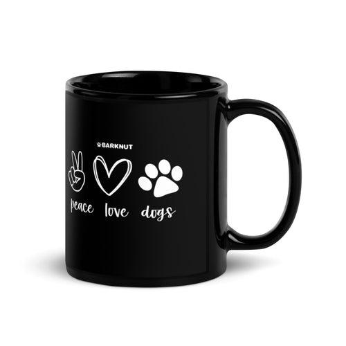 Peace Love Dogs Mug