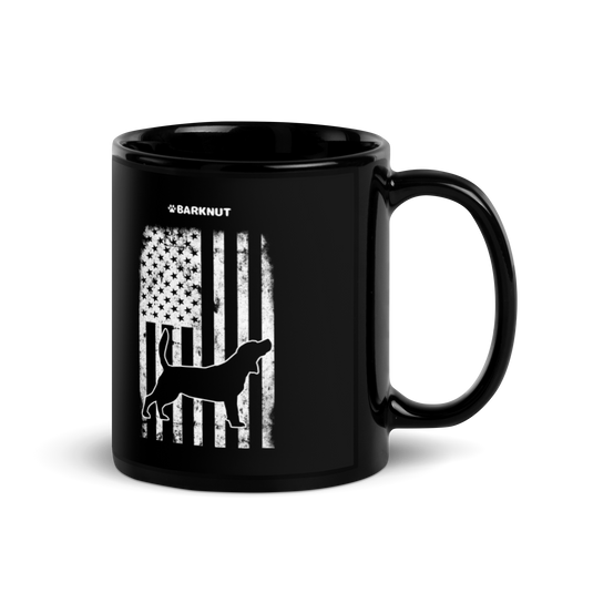 Beagle American Flag Mug