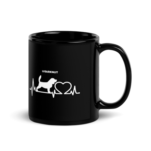 Dog Beagle Heartbeat Mug