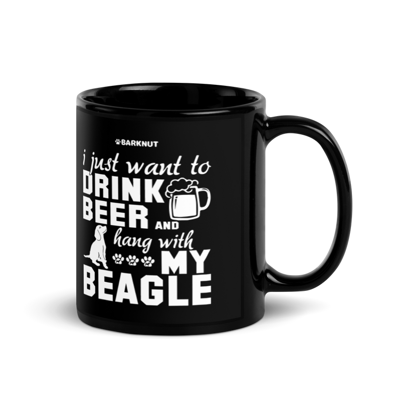 Load image into Gallery viewer, I Just Want To Drink Beer And Hang With My Beagle Mug
