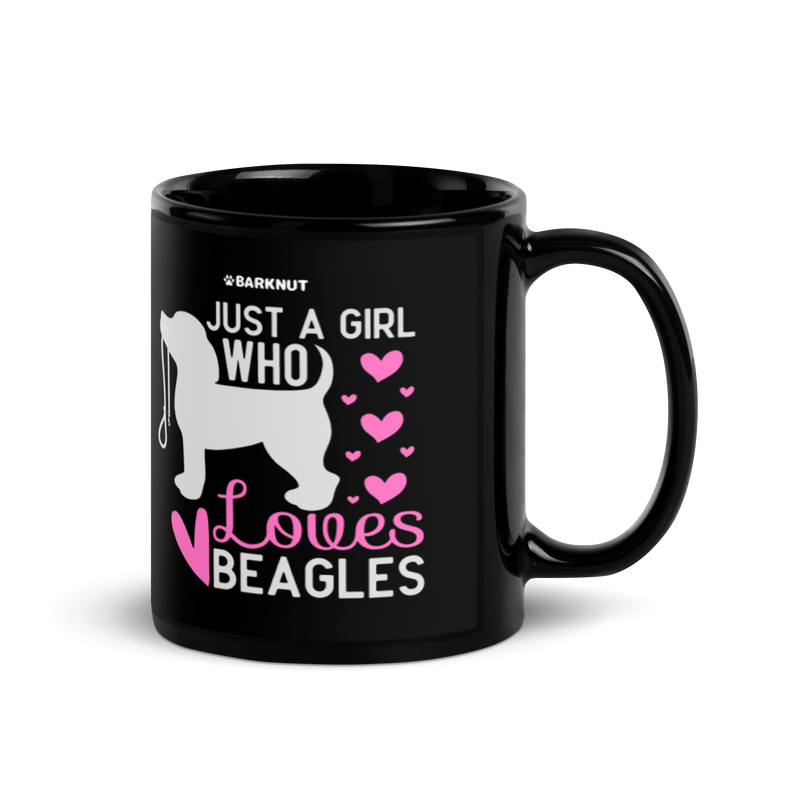 Load image into Gallery viewer, Just A Girl Who Loves Beagles Mug
