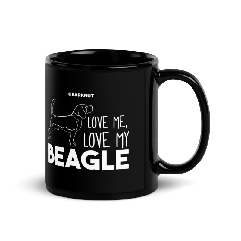 Load image into Gallery viewer, Love Me Love My Beagle Mug
