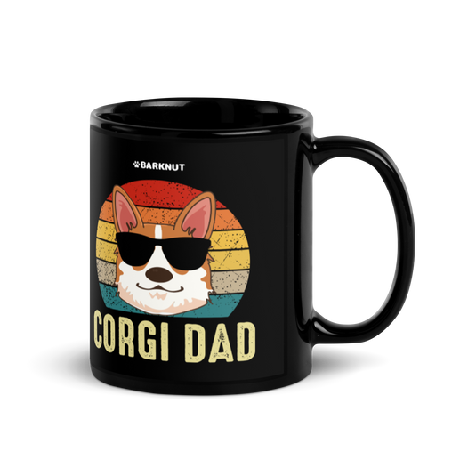 Sunglasses Corgi Dad Mug