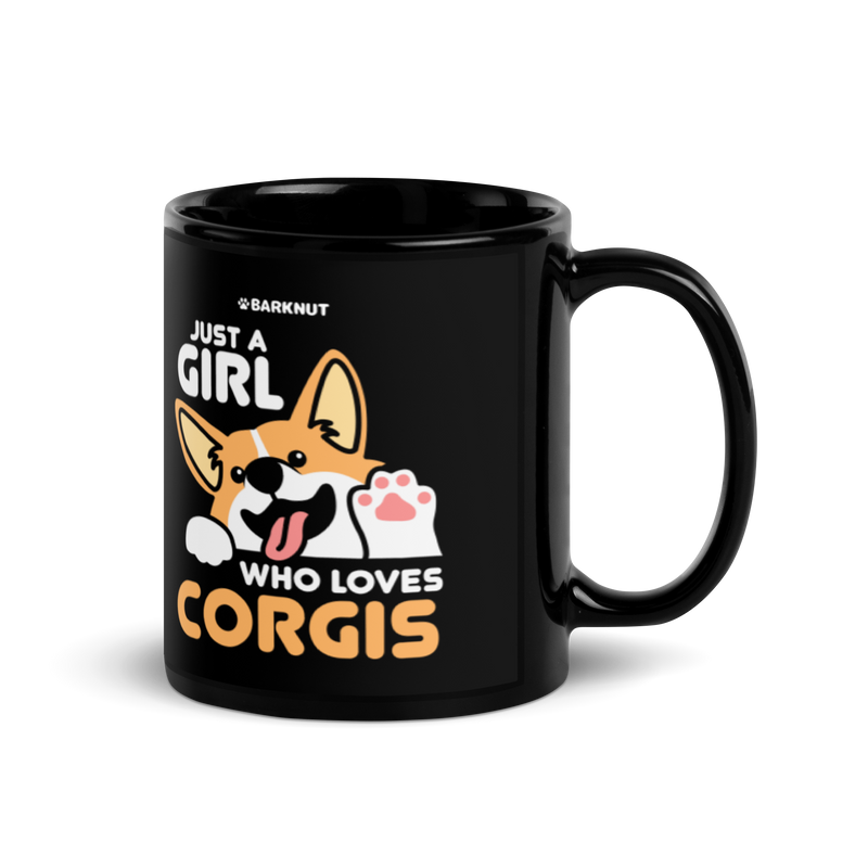 Load image into Gallery viewer, Just A Girl Who Loves Corgis Mug
