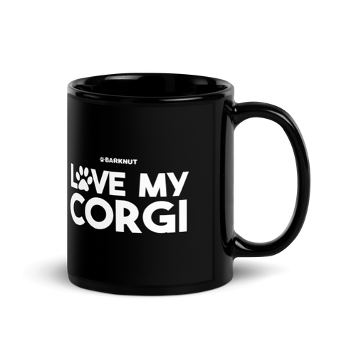 Love My Corgi Paw Mug