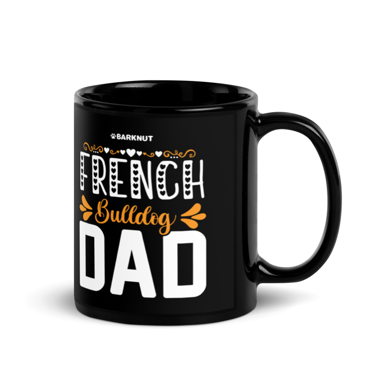 Load image into Gallery viewer, French Bulldog Dad Orange Mug
