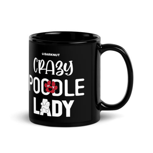 Crazy Poodle Lady Mug