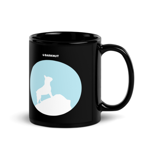 French Bulldog Silhouette And Moon Mug