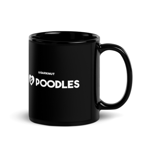 I Love Poodles Mug