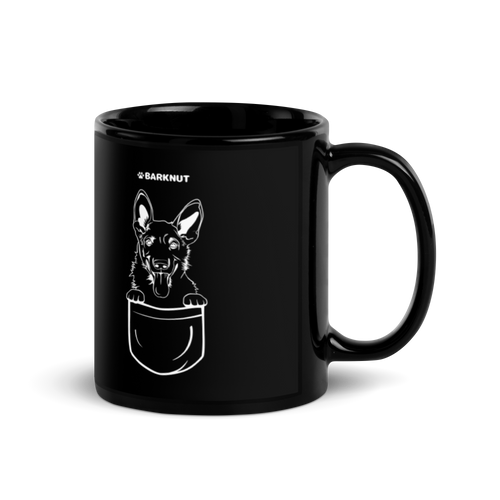 German Shepherd Puppy In Pocket Mug