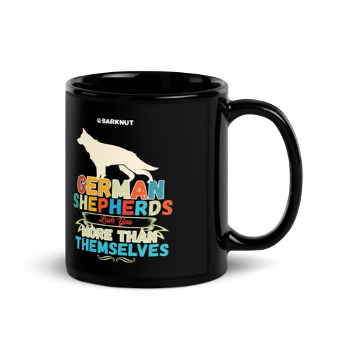 German Shepherd Loves You More Mug