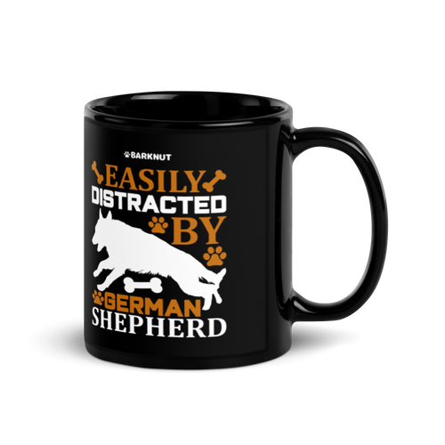 Easily Distracted By German Shepherd Mug