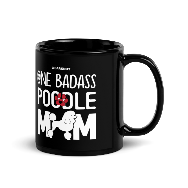 Load image into Gallery viewer, One Badass Poodle Mom Mug
