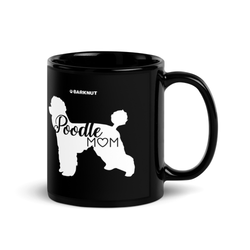 Poodle Mom Silhouette Mug