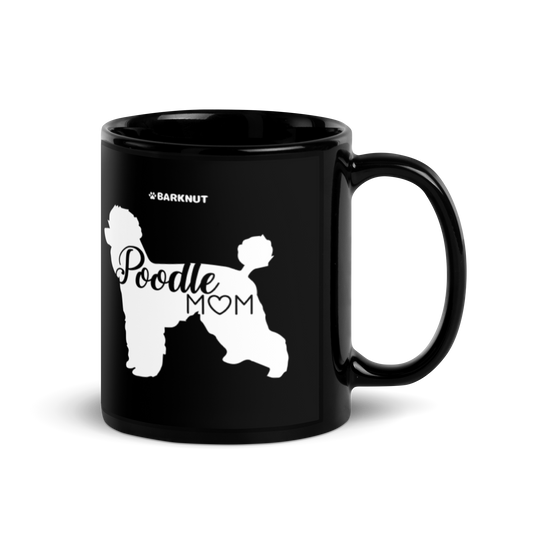 Poodle Mom Silhouette Mug