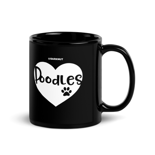 Poodles Heart Mug