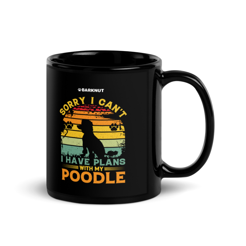 Load image into Gallery viewer, Sorry I Can&#39;t I Have Plans With My Poodle Mug
