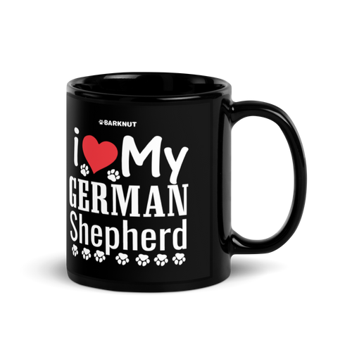 I Love My German Shepherd Mug