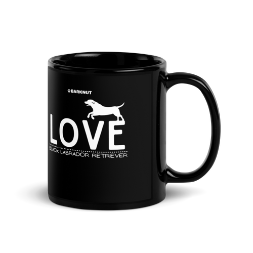 Love Black Labrador Retriever Mug