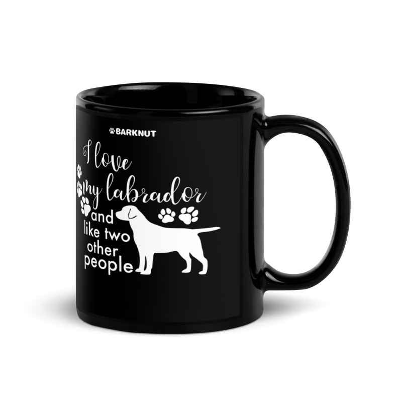 Load image into Gallery viewer, I Love My Labrador And Like Two Other People Mug
