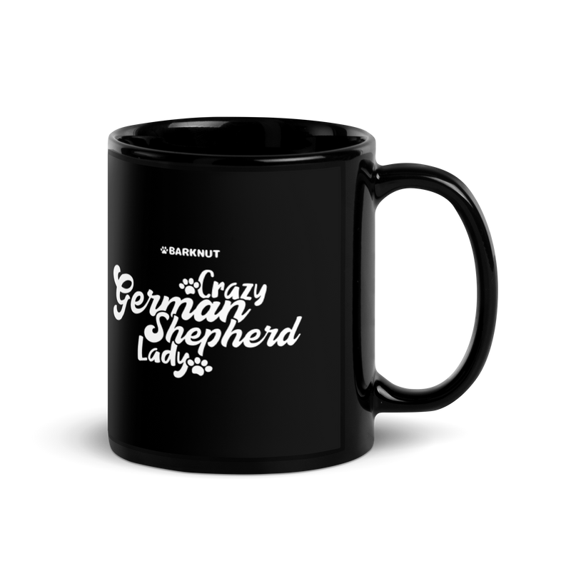 Load image into Gallery viewer, Crazy German Shepherd Lady Mug
