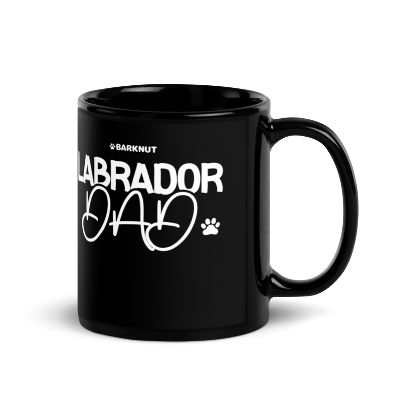 Load image into Gallery viewer, Labrador Dad Paw Print Mug
