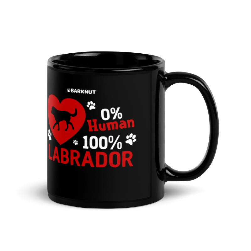 Load image into Gallery viewer, 0 Percent Human 100 Percent Labrador Mug
