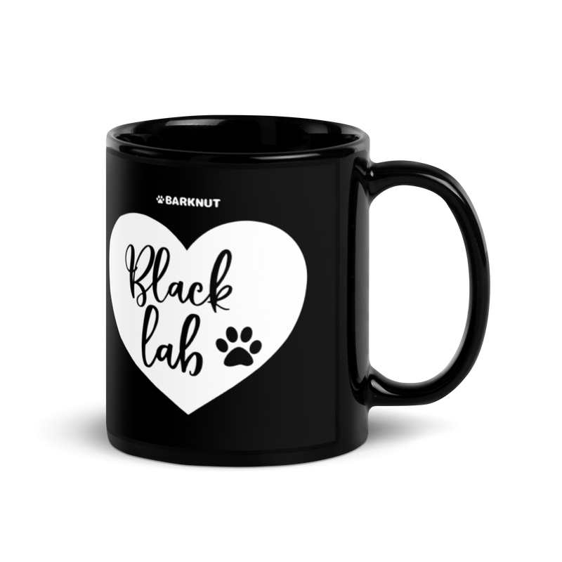 Load image into Gallery viewer, Black Lab Heart Mug
