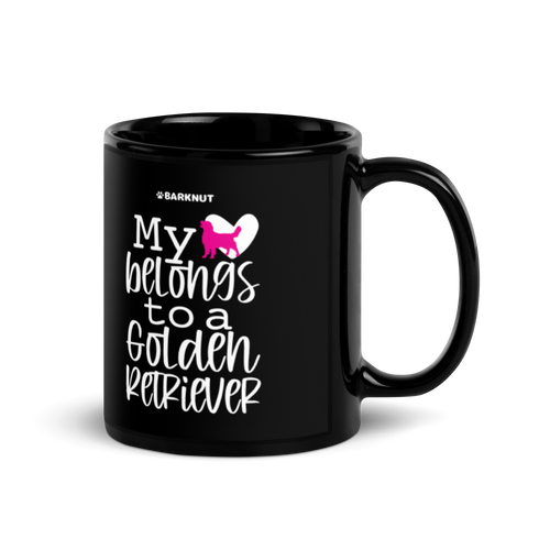 My Heart Belongs To A Golden Retriever Mug