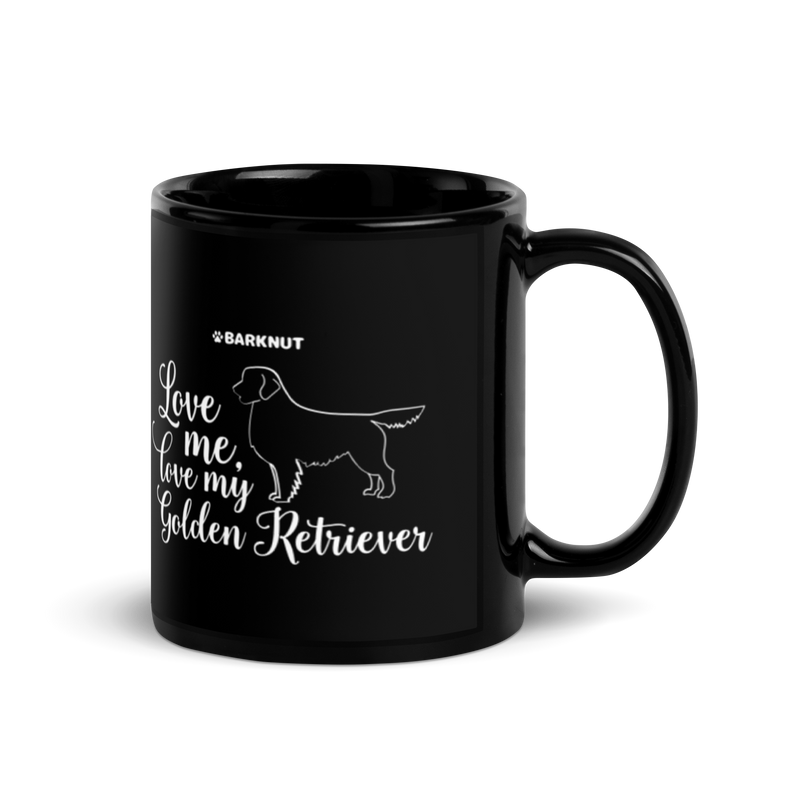 Load image into Gallery viewer, Love Me Love My Golden Retriever Mug
