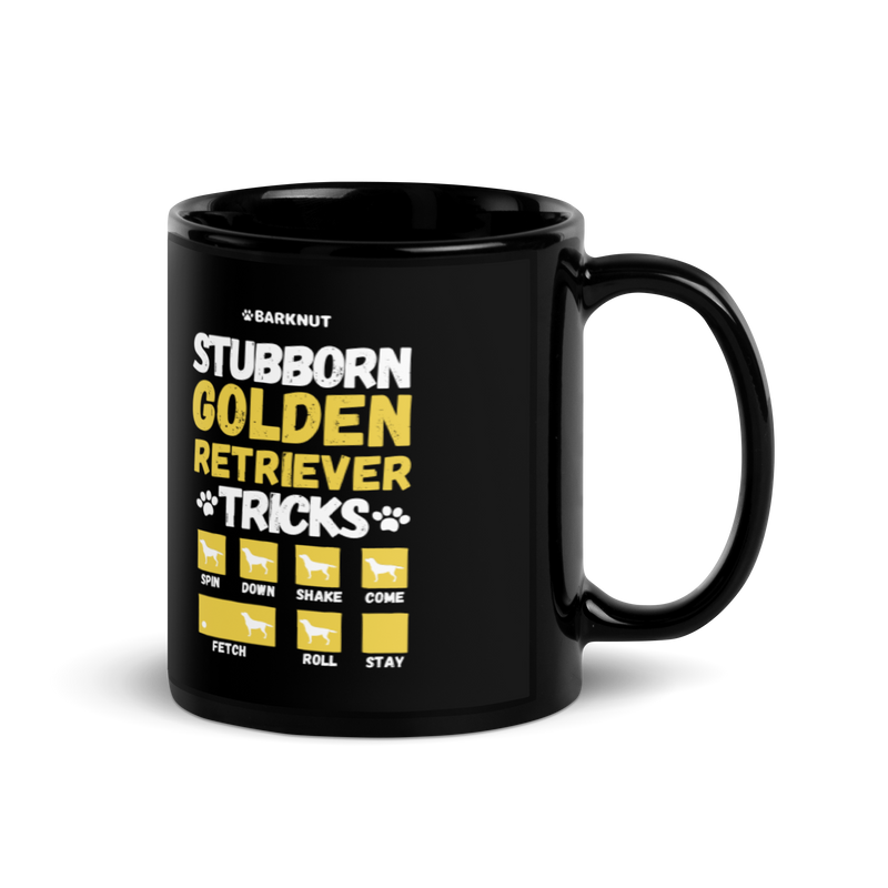 Load image into Gallery viewer, Stubborn Golden Retriever Tricks Mug
