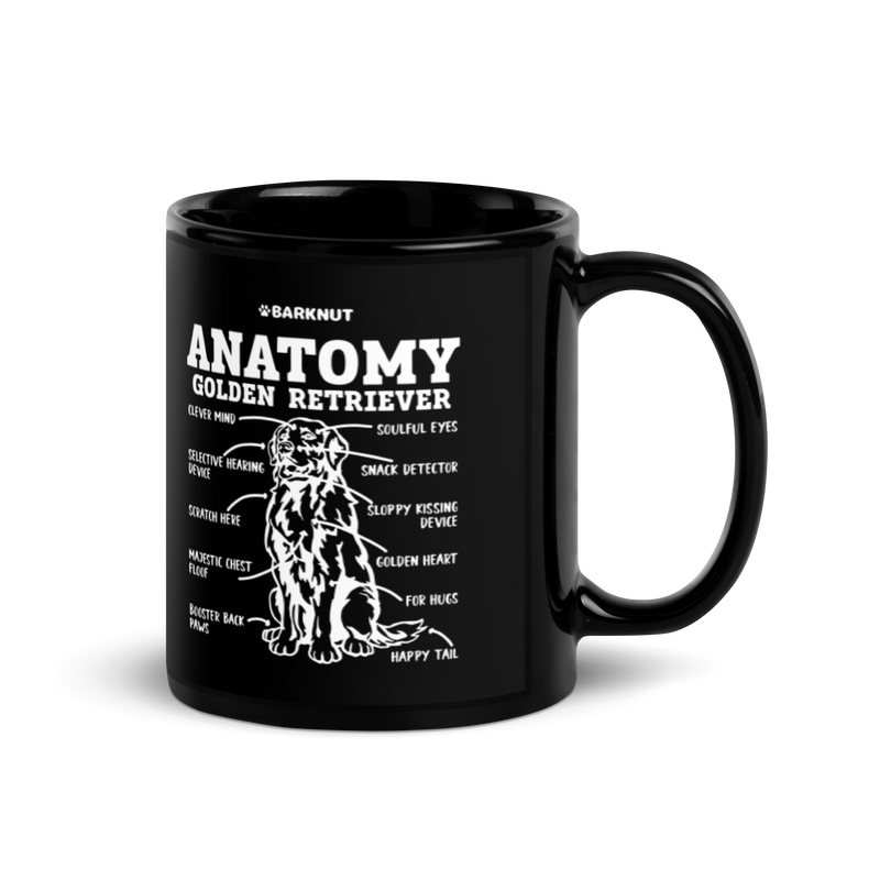 Load image into Gallery viewer, Golden Retriever Anatomy Mug
