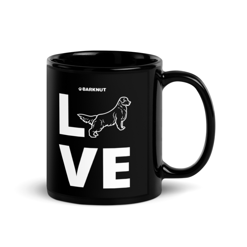 Load image into Gallery viewer, Love Golden Retriever Silhouette Mug
