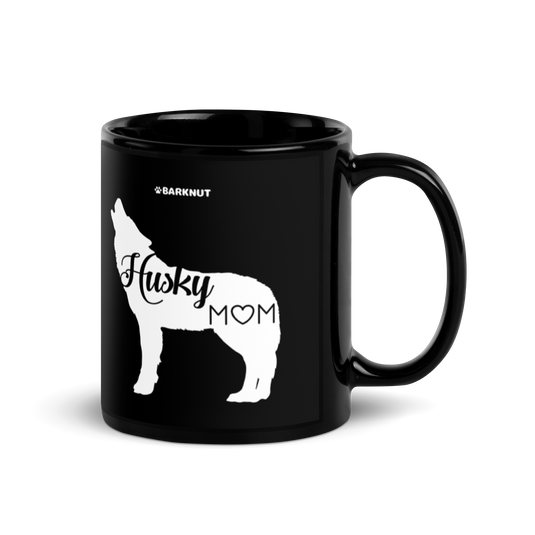 Husky Mom Silhouette Mug