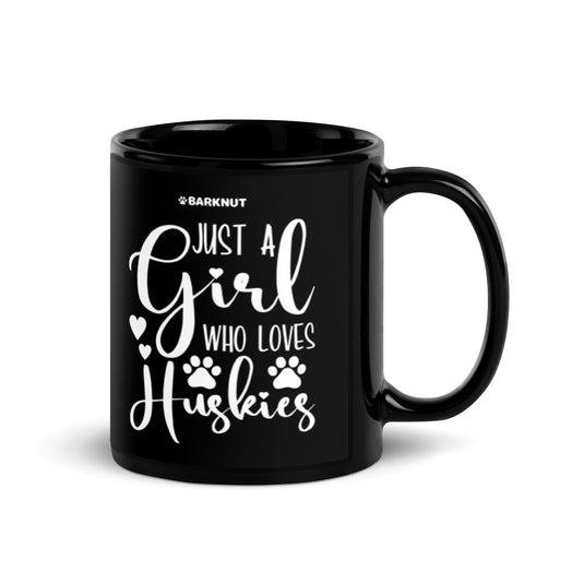 Just A Girl Who Loves Huskies Mug