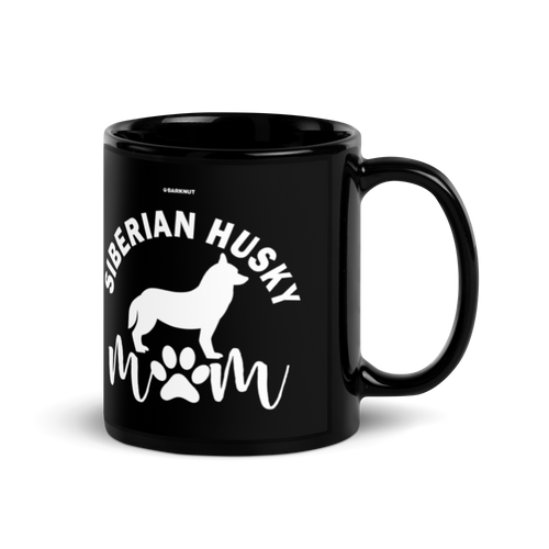 Siberian Husky Mom Silhouette Mug