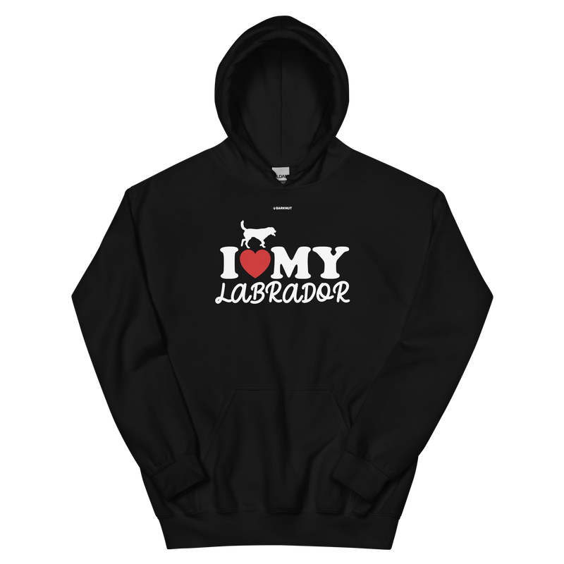 Load image into Gallery viewer, I Heart My Labrador Hoodie
