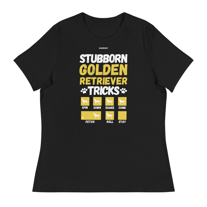 Load image into Gallery viewer, Stubborn Golden Retriever Tricks Shirt (Women&#39;s)
